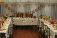 Home made vintage style wedding was so pretty